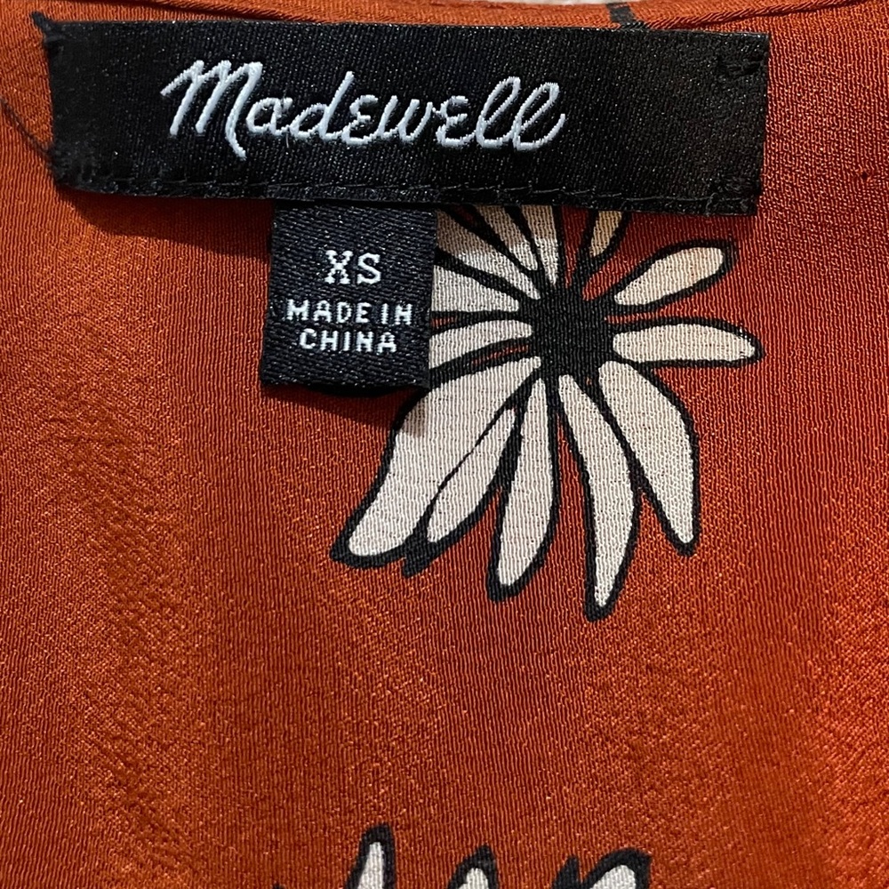 Madewell Silk Wrap Top - Picture 8 of 9